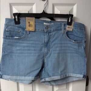 Levi's Light Blue Jean Shorts for Women